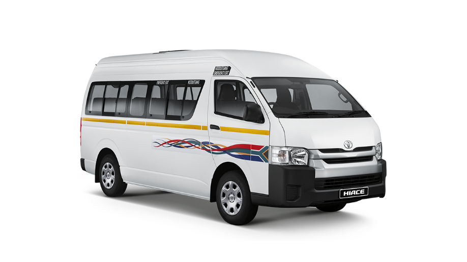 Toyota Quantum S'fikile rental vehicle
